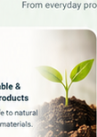 Biodegradable and recycled products